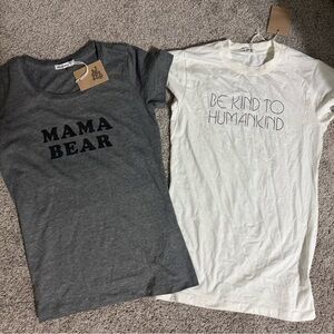 Two “The Bee and the Fox T-Shirts